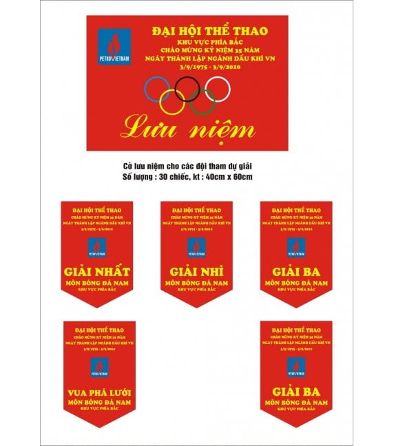 in cờ vải đại hội thể thao 1 in cờ vải bóng đá