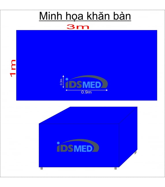 in khăn trải bàn theo thiết kế của khách hàng 6 khan ban