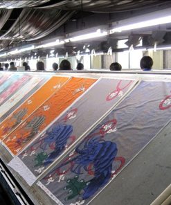 in lụa trên vải