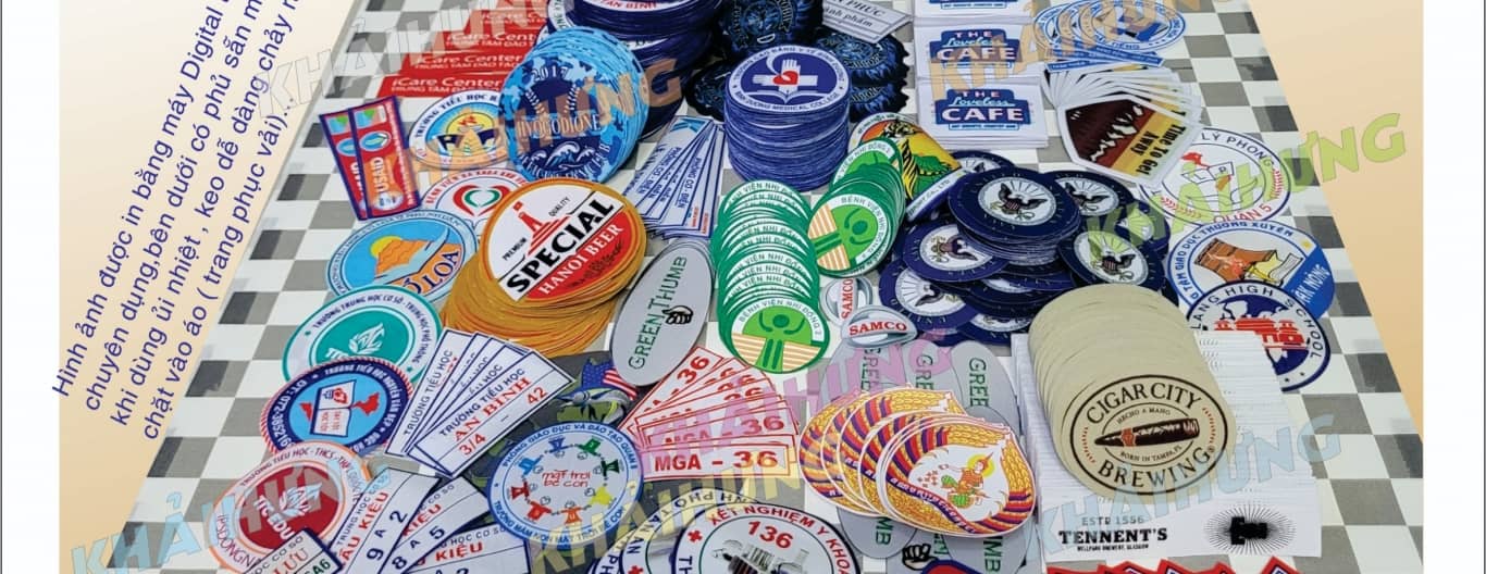 hình ảnh logo in bằng máy digital