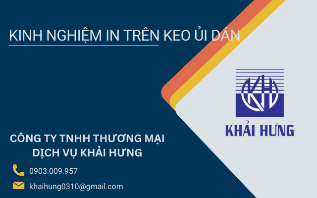 kinh nghiệm in keo ủi dán 8 kinh nghiệm in trên keo ủi dán